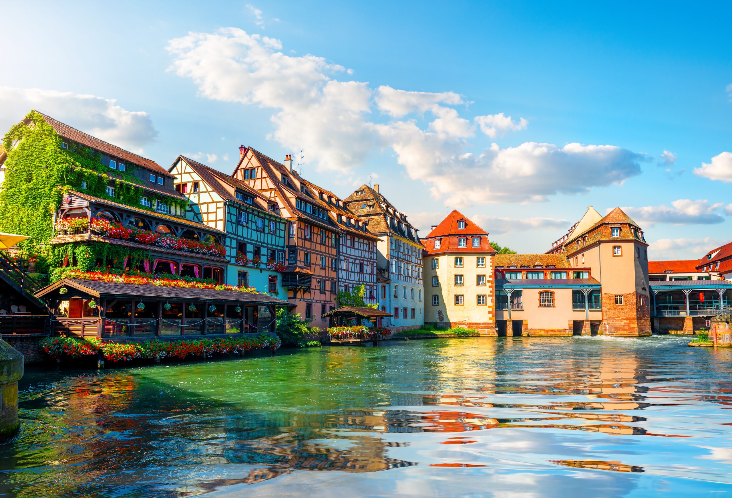 collecte des dechets Petite France à Strasbourg